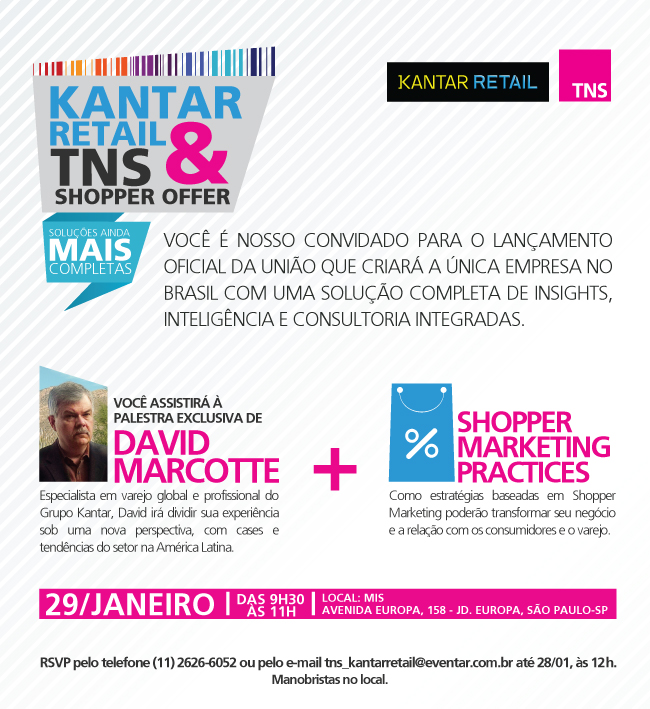 Kantar Retail + TNS Shopper Offer: Evento de Lançamento